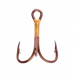 Hooks Eagle Claw 374AH Bronze 2x Treble Hook 5 Pack