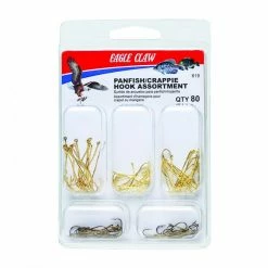 Hooks Eagle Claw 619H Panfish/Crappie 80-Piece Assorted Hook Kit