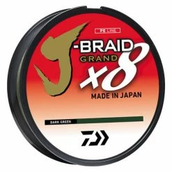 Daiwa J-Braid Grand X8 Dark Green Braided Line