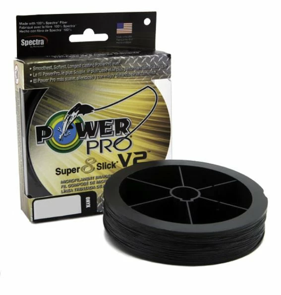 Power Pro Super8Slick V2 Onyx Black Braided Line 3 Power Pro Super8Slick V2 Onyx Black Braided Line