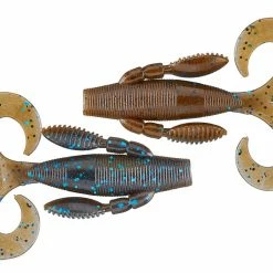 Gary Yamamoto Mermaid 3 3/4 Inch Soft Plastic Creature Bait 7 Pack