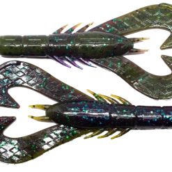 Soft Baits Googan Baits Krackin' Craw 4 Inch Soft Plastic Craw 7 Pack