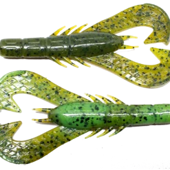 Soft Baits Googan Baits Krackin' Craw 4 Inch Soft Plastic Craw 7 Pack