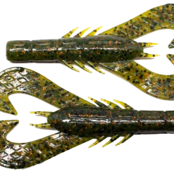 Soft Baits Googan Baits Krackin' Craw 4 Inch Soft Plastic Craw 7 Pack