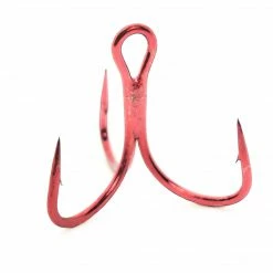 Terminal Tackle Mustad TG76 KVD Elite Triple Grip Red Treble 2X Short 1X Strong