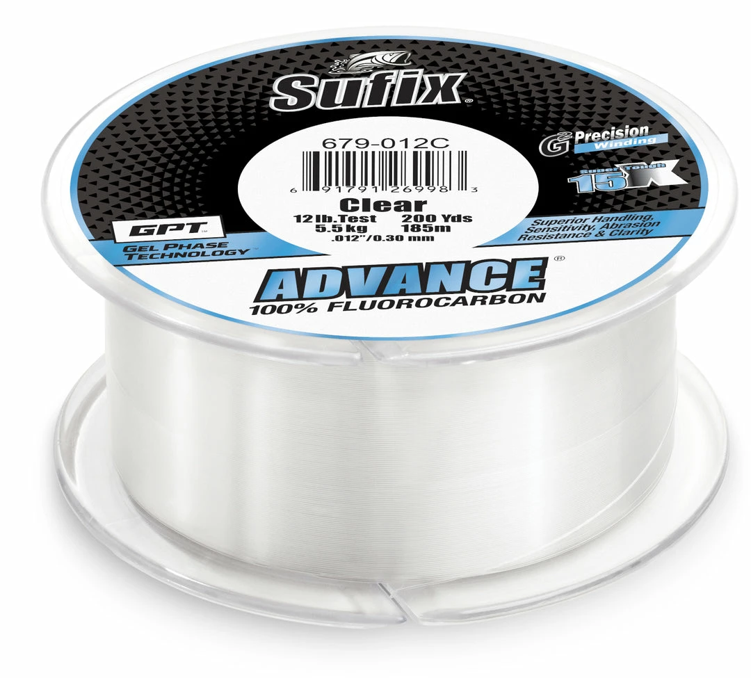 Line Sufix Advance Fluorocarbon Filler Spool 200 Yards 3 Line Sufix Advance Fluorocarbon Filler Spool 200 Yards
