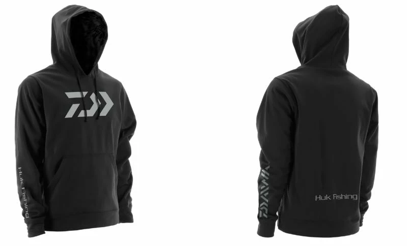 Daiwa Vector Huk Black Hoodie Apparel 3 Daiwa Vector Huk Black Hoodie Apparel