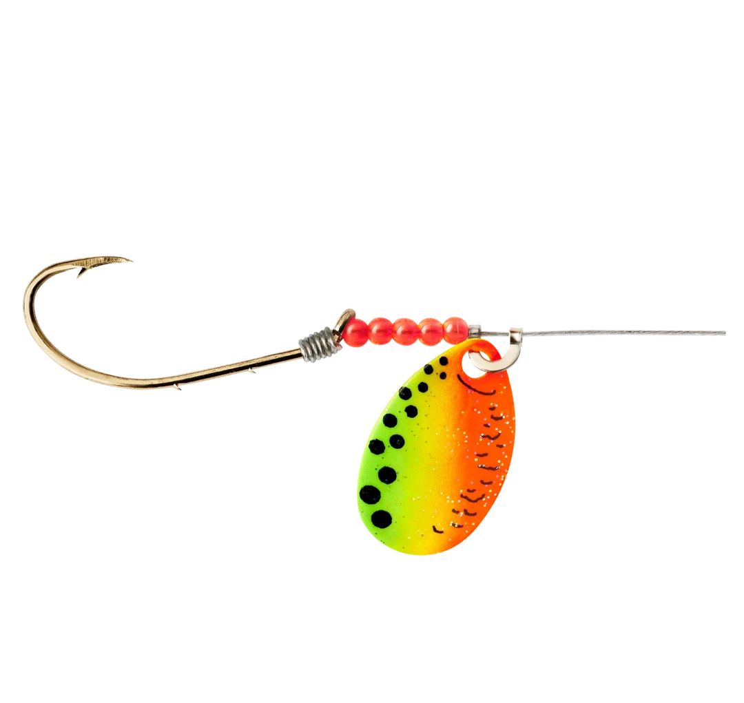 Inline Spinners & Spinner Rigs Little Joe Red Devil Heart-Of-Steel Spinner 3 Inline Spinners & Spinner Rigs Little Joe Red Devil Heart-Of-Steel Spinner