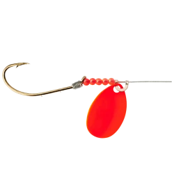 Inline Spinners & Spinner Rigs Little Joe Red Devil Heart-Of-Steel Spinner