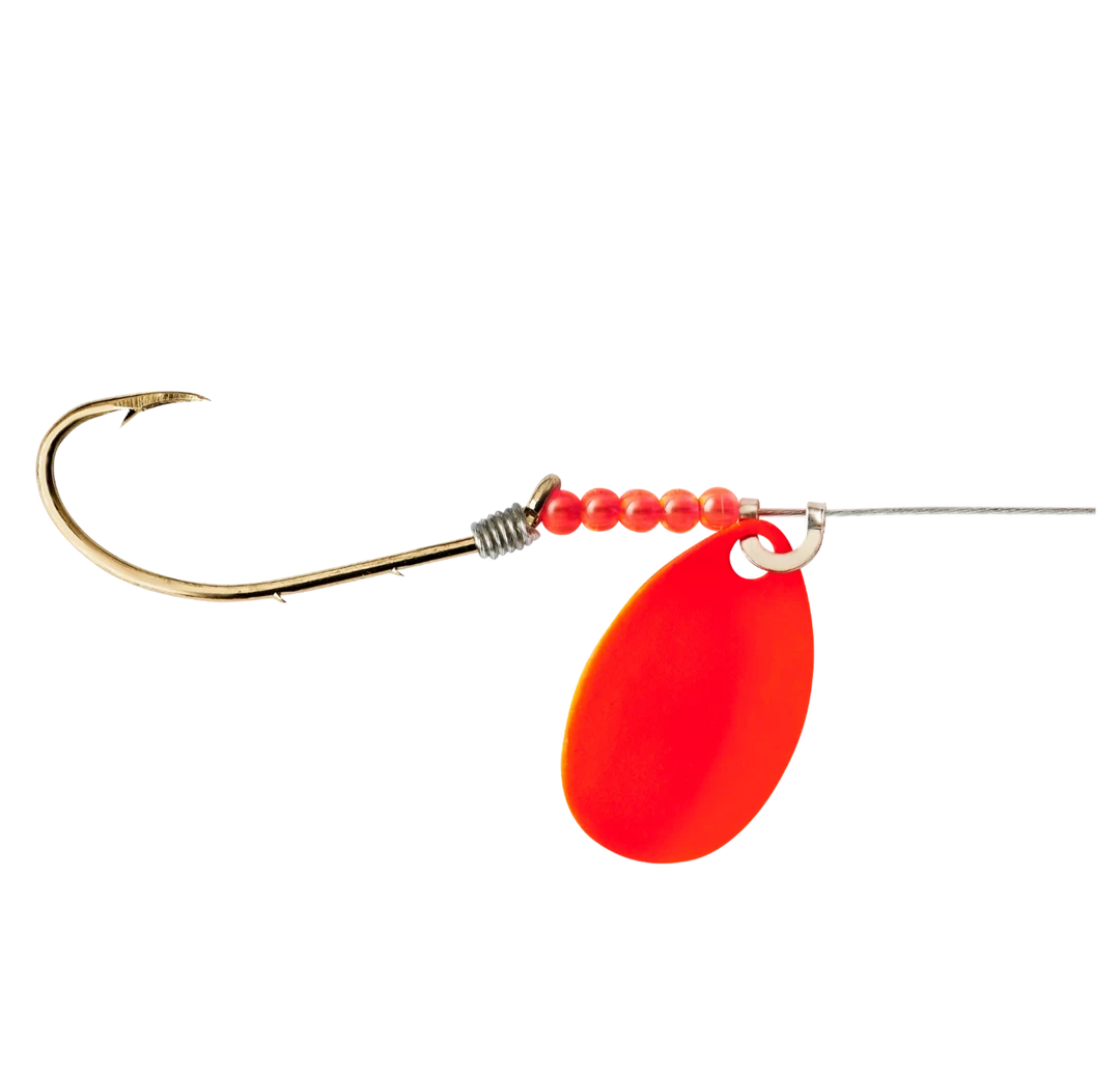 Inline Spinners & Spinner Rigs Little Joe Red Devil Heart-Of-Steel Spinner 4 Inline Spinners & Spinner Rigs Little Joe Red Devil Heart-Of-Steel Spinner