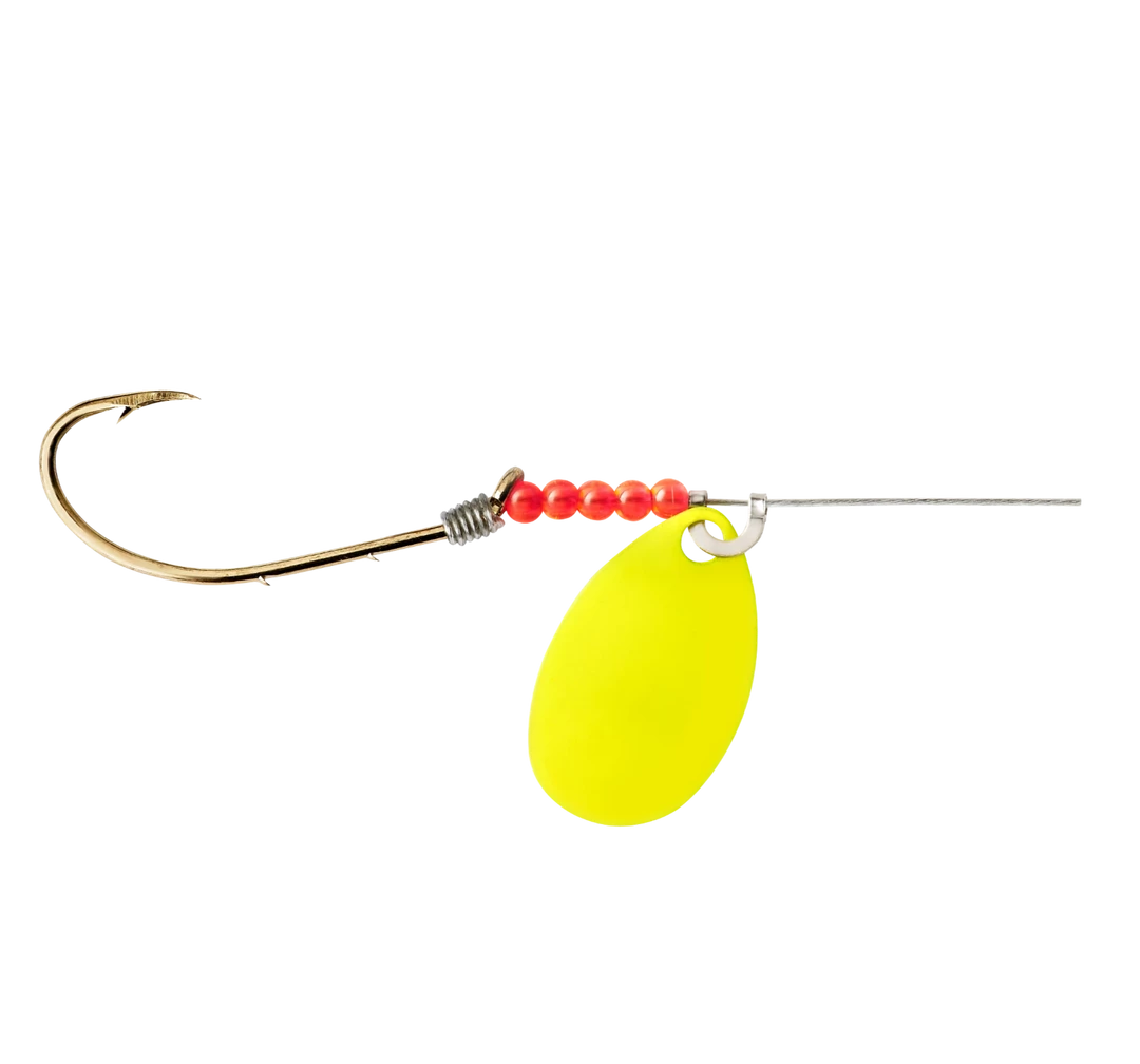 Inline Spinners & Spinner Rigs Little Joe Red Devil Heart-Of-Steel Spinner 6 Inline Spinners & Spinner Rigs Little Joe Red Devil Heart-Of-Steel Spinner