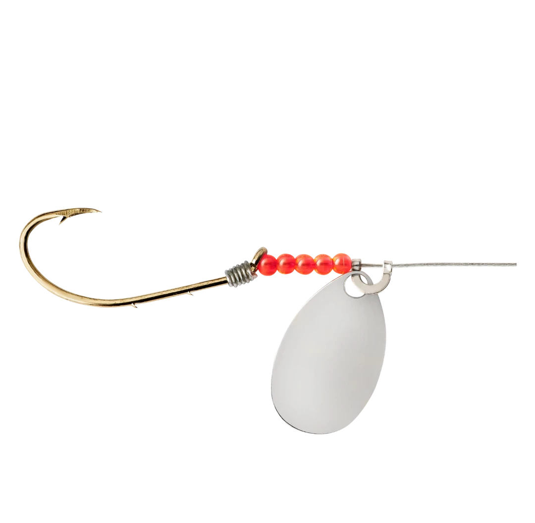 Inline Spinners & Spinner Rigs Little Joe Red Devil Heart-Of-Steel Spinner 7 Inline Spinners & Spinner Rigs Little Joe Red Devil Heart-Of-Steel Spinner