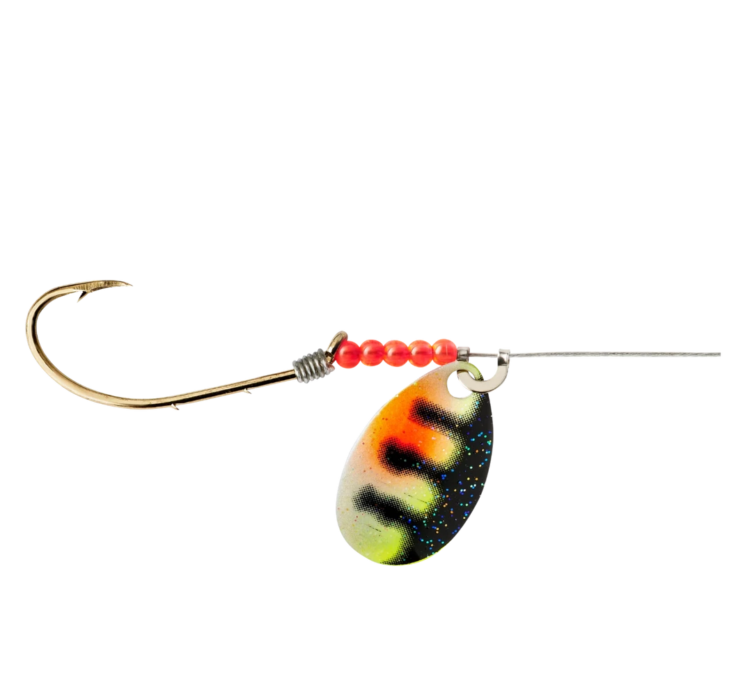 Inline Spinners & Spinner Rigs Little Joe Red Devil Heart-Of-Steel Spinner 8 Inline Spinners & Spinner Rigs Little Joe Red Devil Heart-Of-Steel Spinner