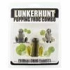 Lunkerhunt 3-Piece Popping Frog Combo Topwater Baits 1 Lunkerhunt 3-Piece Popping Frog Combo Topwater Baits