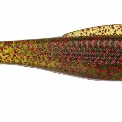 Strike King Redfish Magic Glass Minnow 4 Inch ElazTech Paddle Tail Swimbait 5 Pack Baits & Lures