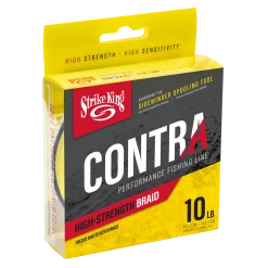 Strike King Contra Braid 300 Yards Hi-Vis Yellow Line