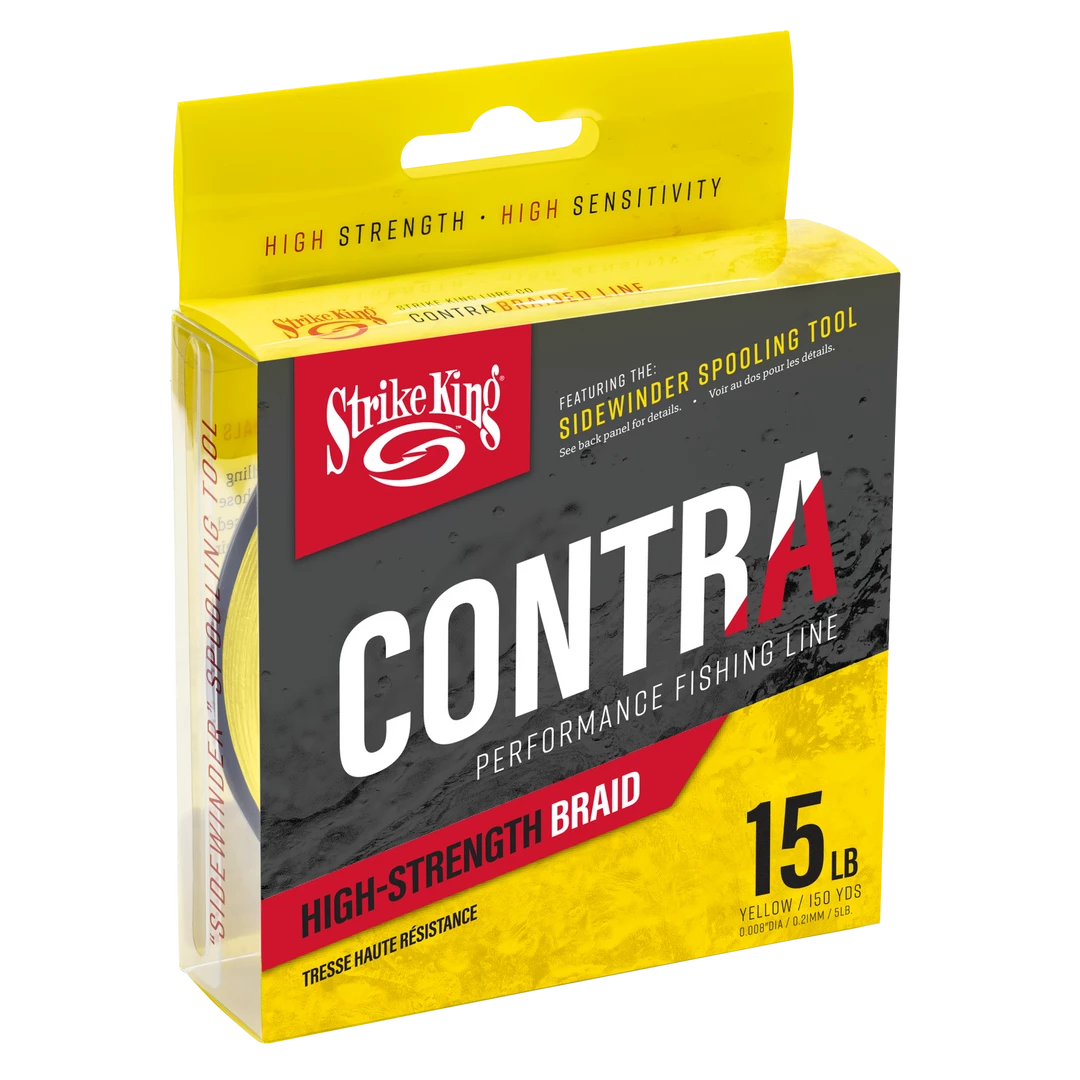 Strike King Contra Braid 300 Yards Hi-Vis Yellow Line 5 Strike King Contra Braid 300 Yards Hi-Vis Yellow Line