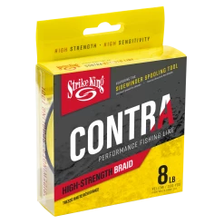 Strike King Contra Braid 300 Yards Hi-Vis Yellow Line 29 Strike King Contra Braid 300 Yards Hi-Vis Yellow Line