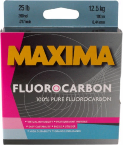 Line Maxima Fluorocarbon One Shot Spool 200 Yards 4 Line Maxima Fluorocarbon One Shot Spool 200 Yards