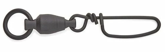 Sampo Welded Ring Coastlock Snap Swivel Black Terminal Tackle 3 Sampo Welded Ring Coastlock Snap Swivel Black Terminal Tackle