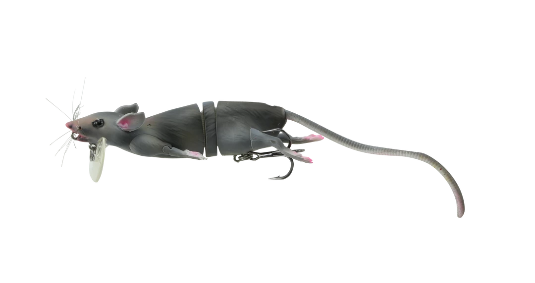 Savage Gear 3D Rat Floating Bait Topwater Wakebait 12 Savage Gear 3D Rat Floating Bait Topwater Wakebait