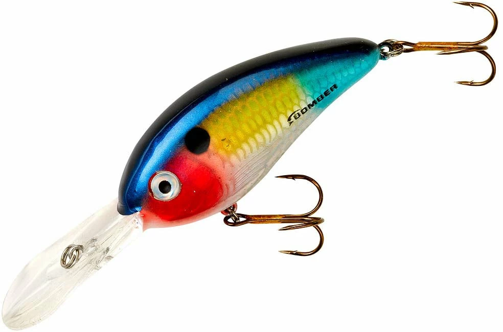 Bomber Fat Free Shad Jr. 2 1/2 Inch Deep Diving Crankbait Baits & Lures 8 Bomber Fat Free Shad Jr. 2 1/2 Inch Deep Diving Crankbait Baits & Lures