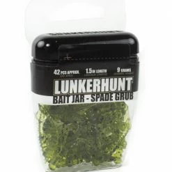 Lunkerhunt Spade Grub Bait Jar 1/3 Oz. Artificial Baits & Attractants