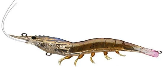 LIVETARGET Hybrid Shrimp 4 Inch Shrimp Imitator Soft Baits 4 LIVETARGET Hybrid Shrimp 4 Inch Shrimp Imitator Soft Baits