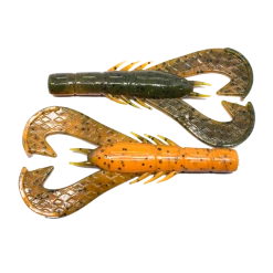 Baits & Lures Googan Baits Krackin' Craw Junior 3 Inch Soft Plastic Craw 10 Pack