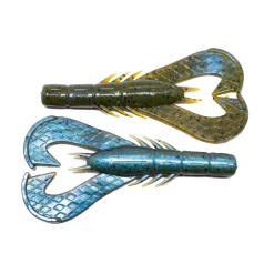 Baits & Lures Googan Baits Krackin' Craw Junior 3 Inch Soft Plastic Craw 10 Pack