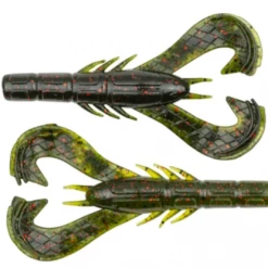 Soft Baits Googan Baits Krackin' Craw 4 Inch Soft Plastic Craw 7 Pack