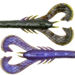 Soft Baits Googan Baits Krackin' Craw 4 Inch Soft Plastic Craw 7 Pack