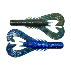 Baits & Lures Googan Baits Krackin' Craw Junior 3 Inch Soft Plastic Craw 10 Pack