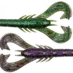 Soft Baits Googan Baits Krackin' Craw 4 Inch Soft Plastic Craw 7 Pack