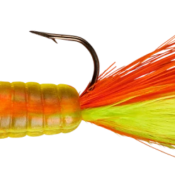 Lindy Fuzz-E-Grub Pre-Rigged Hair Tail Soft Grub 2 Pack Baits & Lures