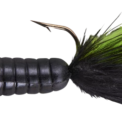 Lindy Fuzz-E-Grub Pre-Rigged Hair Tail Soft Grub 2 Pack Baits & Lures