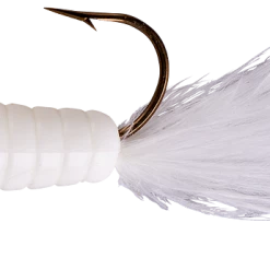 Lindy Fuzz-E-Grub Pre-Rigged Hair Tail Soft Grub 2 Pack Baits & Lures