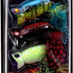 Topwater Baits Arbogast Hula Popper 2.0 4-Piece Variety Pack