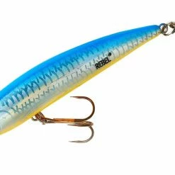 Jerkbaits/Rip Baits, Twitchbaits, & Trolling Plugs Rebel TD47 Tracdown Ghost Minnow 2 1/2 Inch Barbless Hard Minnow