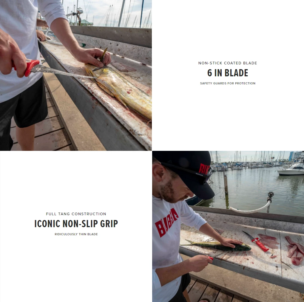 Bubba 6 Inch Ultra Flex Fillet Knife 7 Bubba 6 Inch Ultra Flex Fillet Knife