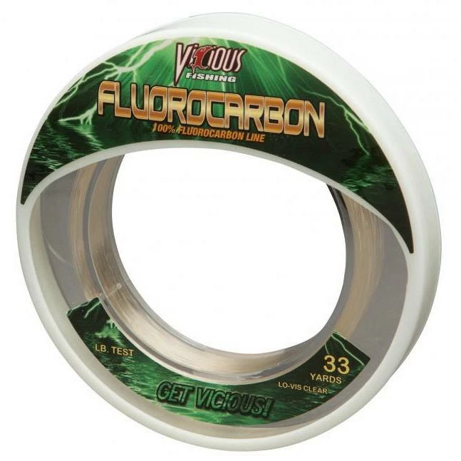 Vicious Fishing Vicious Pro Elite Fluorocarbon Leader Wheel 33 Yards 3 Vicious Fishing Vicious Pro Elite Fluorocarbon Leader Wheel 33 Yards
