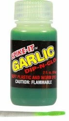 Spike-It Dip-N-Glo Garlic Scented Worm Dye 2 Oz.