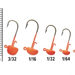 Mule Fishing Supply Co. Mule Fishing Ultra-Light Finesse Jig Heads 5 Pack