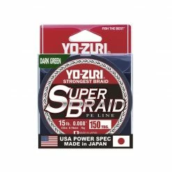 Yo-Zuri Superbraid Dark Green 150 Yards Braided Fishing Line