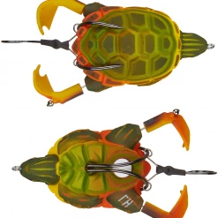 Topwater Baits Lunkerhunt Prop Turtle 3 1/2 Inch Hollow Topwater Prop Lure